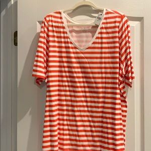 Modest Sleeve V Neck Tee